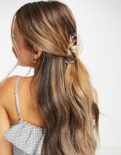 Заколка-краб для волос персикового цвета с эффектом омбре Pieces-Разноцветный