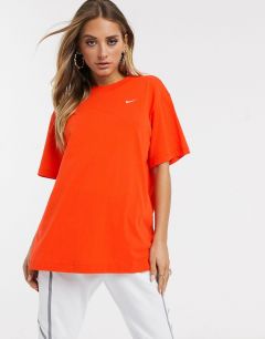 Оранжевая oversize-футболка с логотипом Nike-Оранжевый