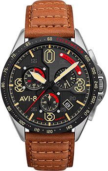 fashion наручные  мужские часы AVI-8 AV-4077-02. Коллекция P-51 Mustang