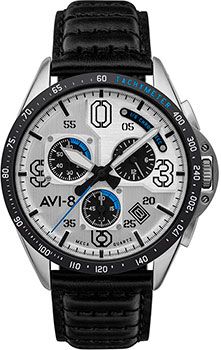 fashion наручные  мужские часы AVI-8 AV-4077-01. Коллекция P-51 Mustang