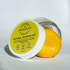 SIBIRBOTANIQ Натуральный твёрдый шампунь с календулой для жирных волос 50.0