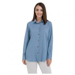 Рубашка  LIOLI, размер 48, синий, голубой