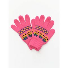 Перчатки Margot Bis, размер 14, розовый