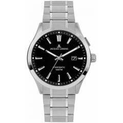 Наручные часы JACQUES LEMANS Hybromatic 1-2130E, черный, серебряный