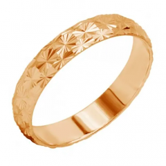 Кольцо обручальное Яхонт, золото, 585 проба, размер 20.5