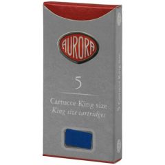 Картридж (чернила) AURORA (Аврора) Королевский размер синий, 5 шт в упаковке