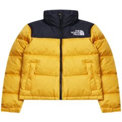 Пуховик The North Face, размер S, желтый, золотой