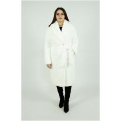 Пальто , размер 42, белый