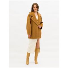 Пальто  Lea Vinci, размер 50/170, коричневый