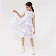 Платье Minaku, размер 98, белый