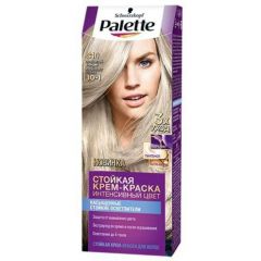 Palette Интенсивный цвет Стойкая крем-краска для волос, С10 10-1 Серебряный блонд.