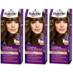 РALETTE Краска для волос G4 (5-5) Какао, набор 3шт