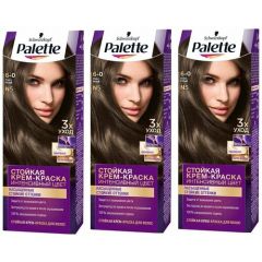 РALETTE Краска для волос N5 (6-0) Темно-русый, набор 3шт