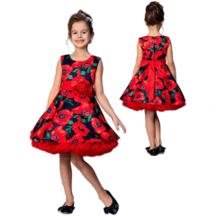 Платье Laura, размер 116, красный