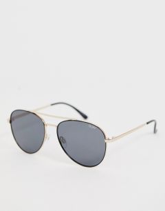 Солнцезащитные очки-авиаторы Quay-Золотой