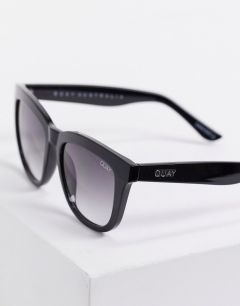Солнцезащитные очки с черной оправой Quay Australia-Черный