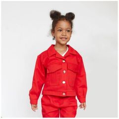 Пиджак Minaku, размер 128, красный