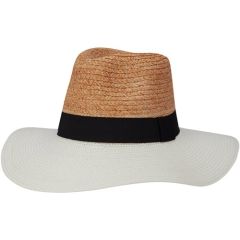 Шляпа SCORA, размер 55-57, белый, бежевый