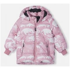 Куртка Reima, размер 104, розовый, белый