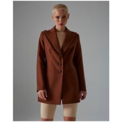 Пиджак Beexist, размер S, коричневый
