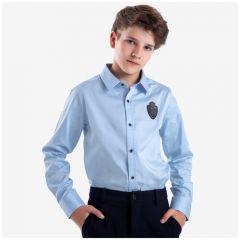 Школьная рубашка Kapika, размер 140, голубой