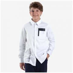 Школьная рубашка Kapika, размер 146, белый