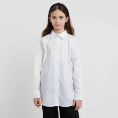 Школьная рубашка Minaku, размер 140 см, белый