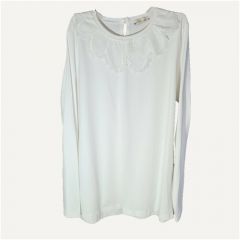 Школьная блуза, размер 176, белый