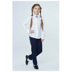Школьная блуза Мануфактурная лавка, размер 34, белый