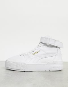 Белые кроссовки с утепленным верхом Puma Cali Sport-Белый