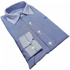 Школьная рубашка, размер 110-116, фиолетовый