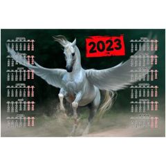 Календарь настенный листовой 2023 год / плакат / Конь