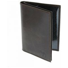 Бумажник Dimanche, фактура гладкая, коричневый