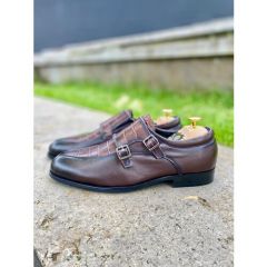 Туфли монки BELLE BAGNINO, размер 43, коричневый