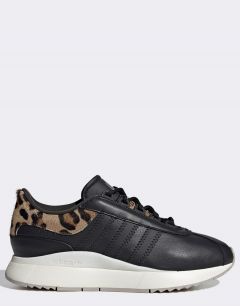 Черные кроссовки с леопардовыми вставками adidas Originals SL Andridge Fashion-Черный