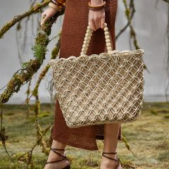 Плетеная сумка-тоут