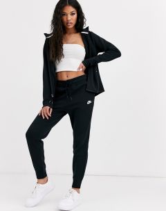 Черные флисовые джоггеры Nike Tech-Серый