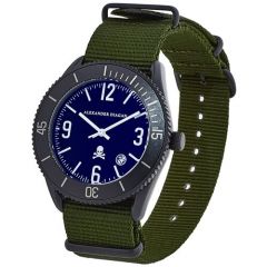 Наручные часы Alexander Diagan, зеленый