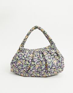 Мягкая разноцветная сумка с цветочным принтом & Other Stories-Мульти