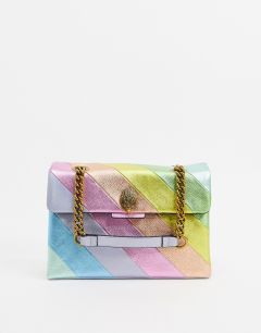 Разноцветная кожаная сумка Kurt Geiger London-Мульти
