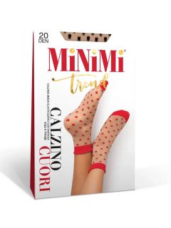 Mini CUORI 20 (носки) Caramello/Nero