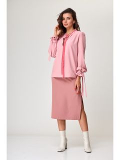 Блузки, рубашки 828 розовый