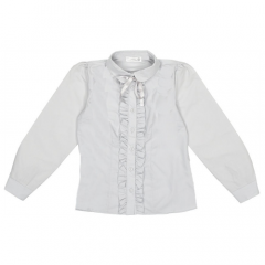 Школьная блуза Белый Слон, размер 158, серый