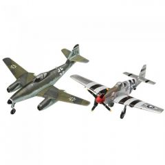 Revell Набор со сборными моделями истребитель Me262 и истребитель  дальнего радиуса действия P-51