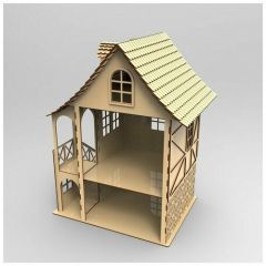 Кукольный деревянный домик / Фахверк / PINOKIO