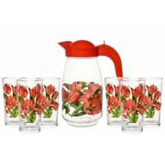 Набор для воды 7 предметов Тюльпаны