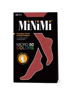 Mini micro colors 50 носки rosso chili