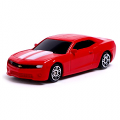 Машинка Автоград Chevrolet Camaro, красный 1:64 1:64, 7 см, красный