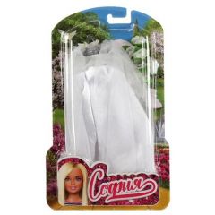 Карапуз Комплект свадебной одежды для кукол София 29см SETDRESS-19-S-BB белый