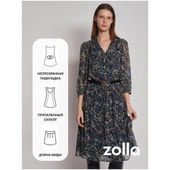 Платье Zolla, размер S, синий
